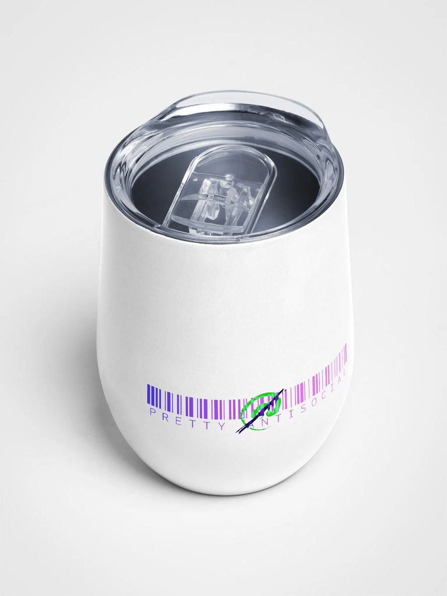 Pretty AntiSocial Barcode Logo Wine Tumbler product image (4)