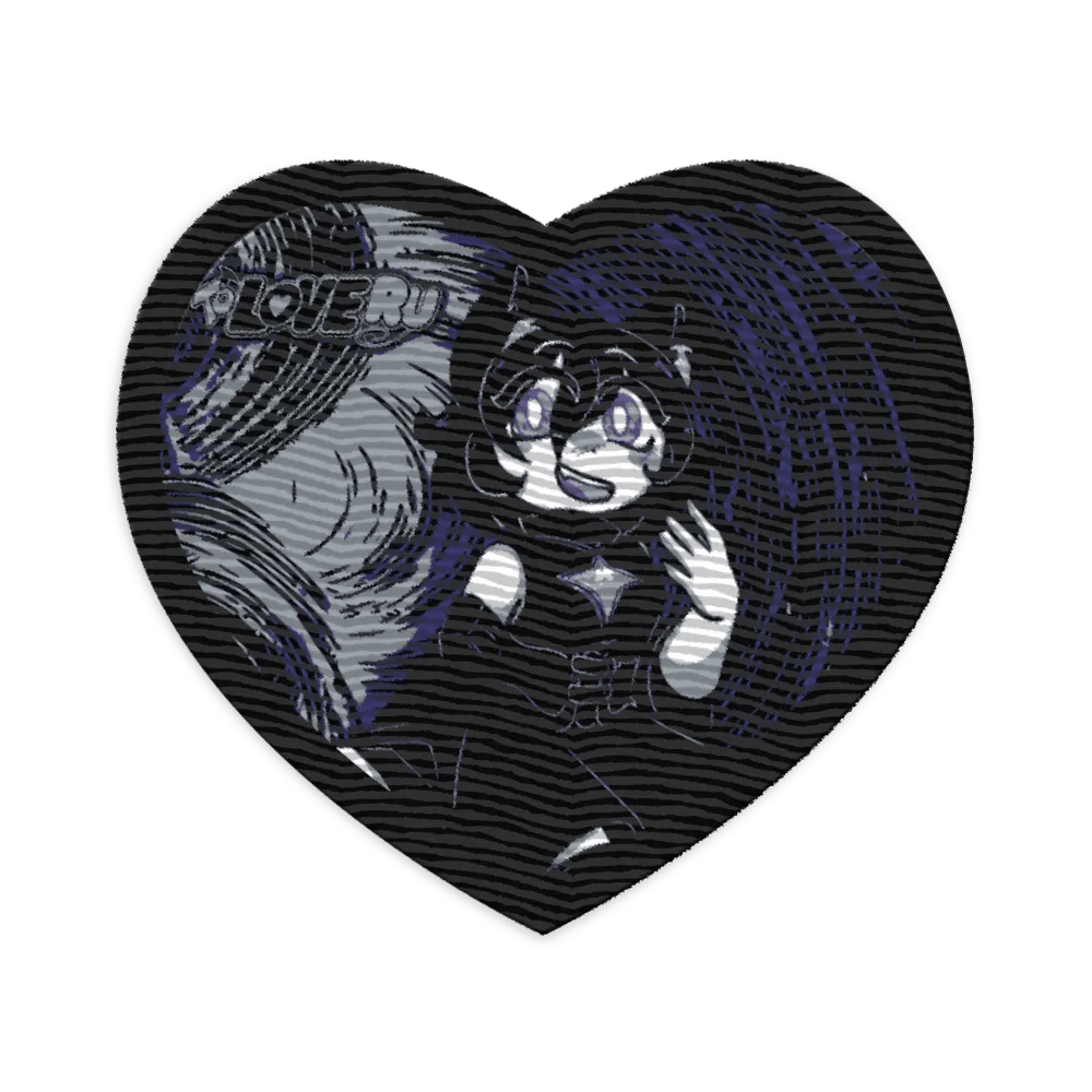 Møri X To love ru heart patch product image (1)