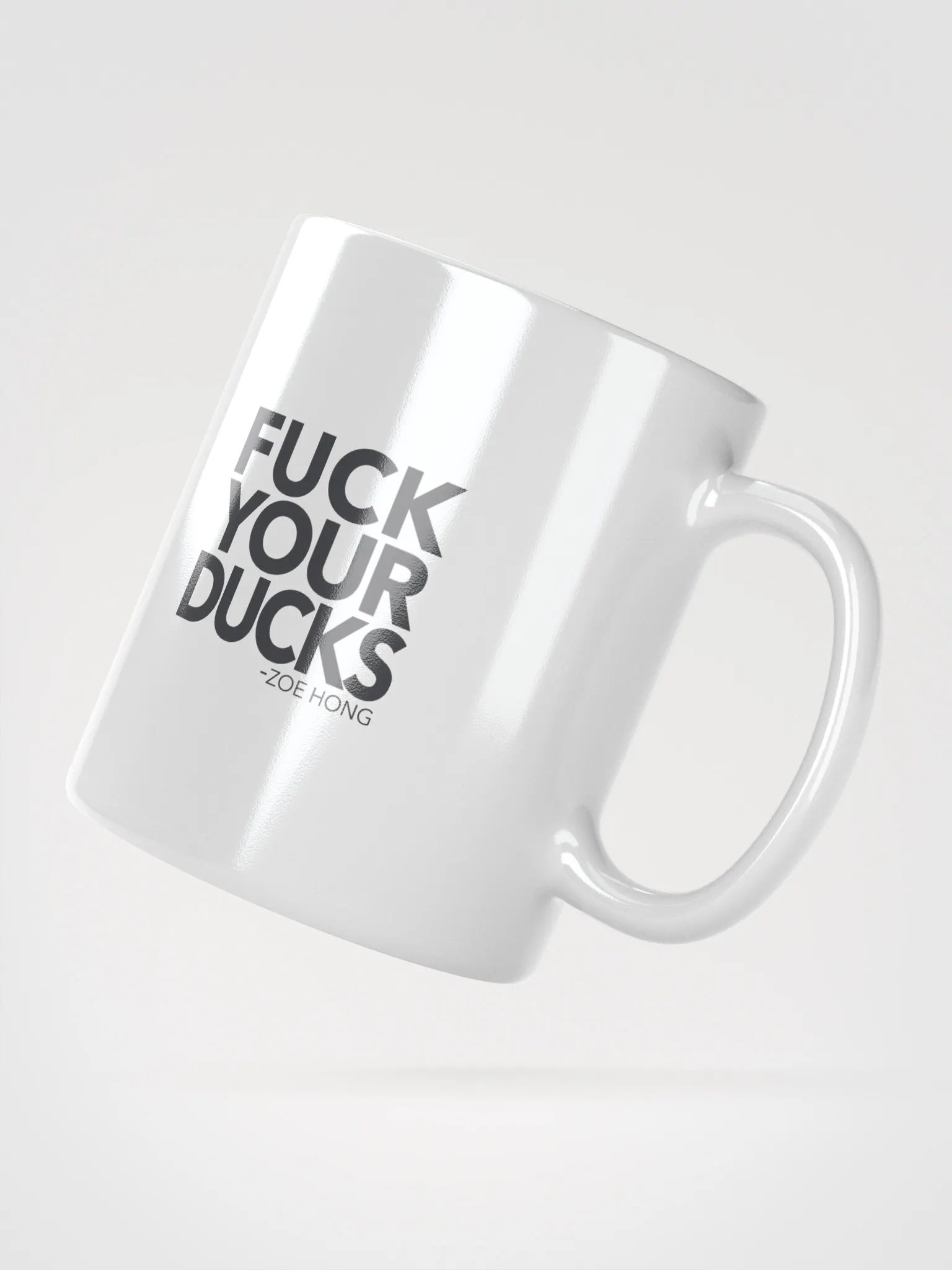 Bold Statement Mug - 'FUCK YOUR DUCKS' product image (2)