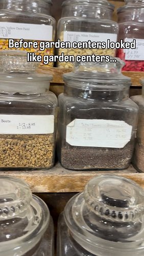 @qualityfeed_and_garden still uses this old seed storage station from the 1900s. HA my kids tell me I was raised in the 1900s...