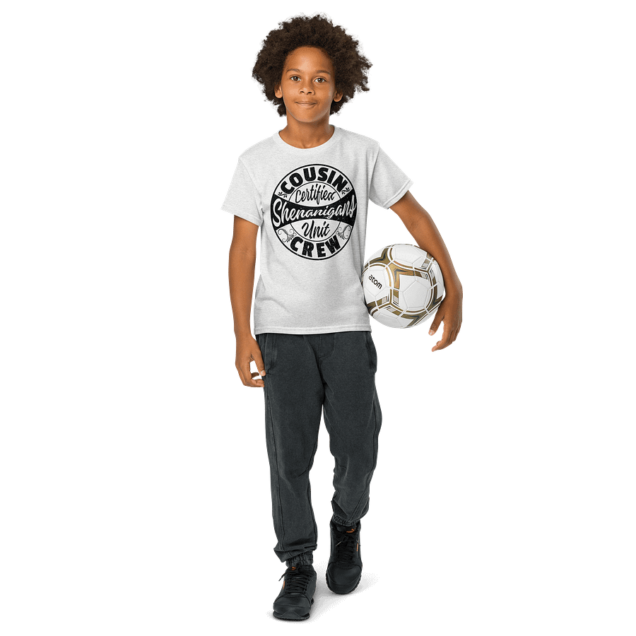 "Cousin Crew" Youth T-Shirt (Light) product image (8)