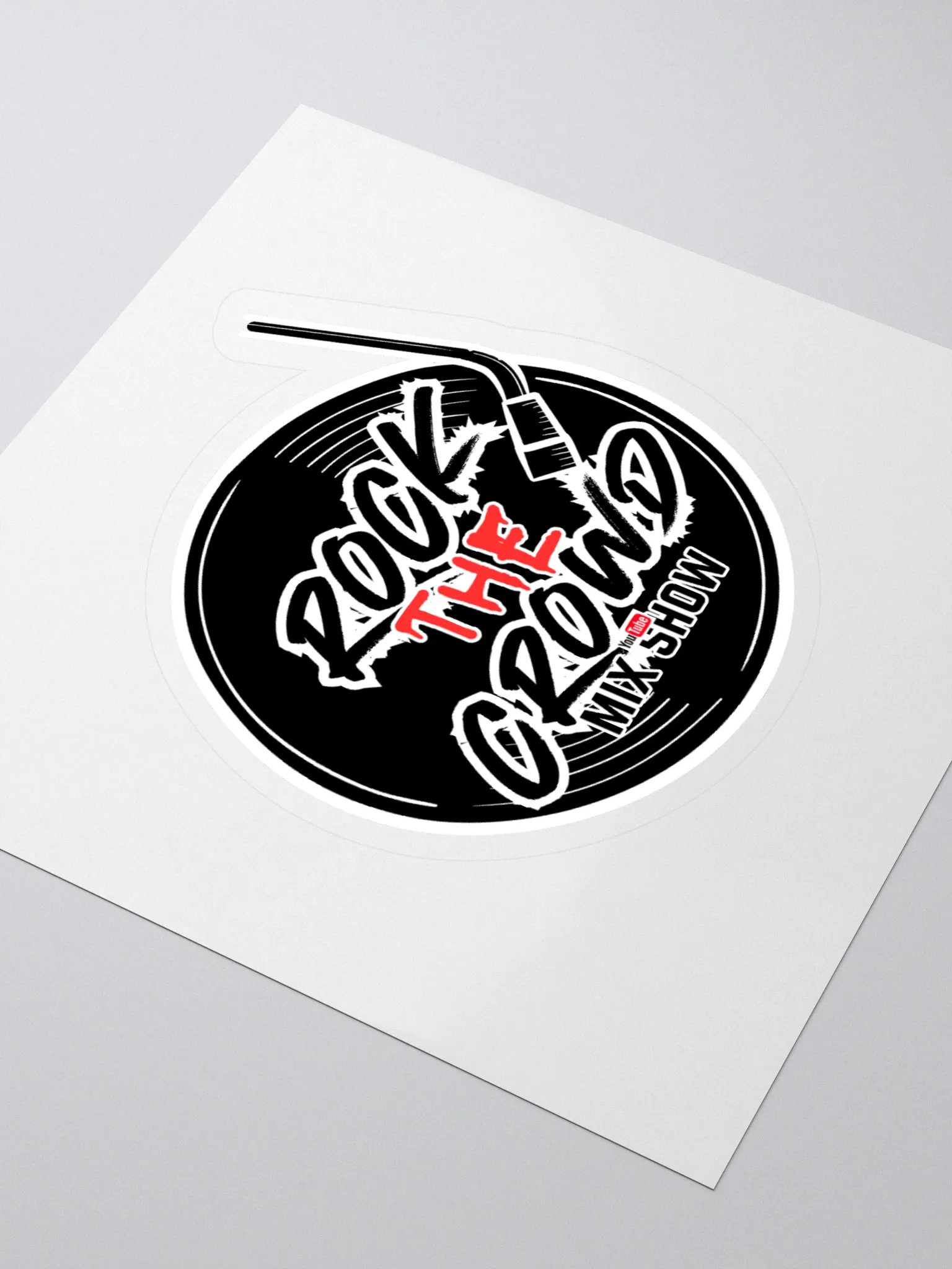 Rock The Crowd Vinyl Logo Sticker product image (3)