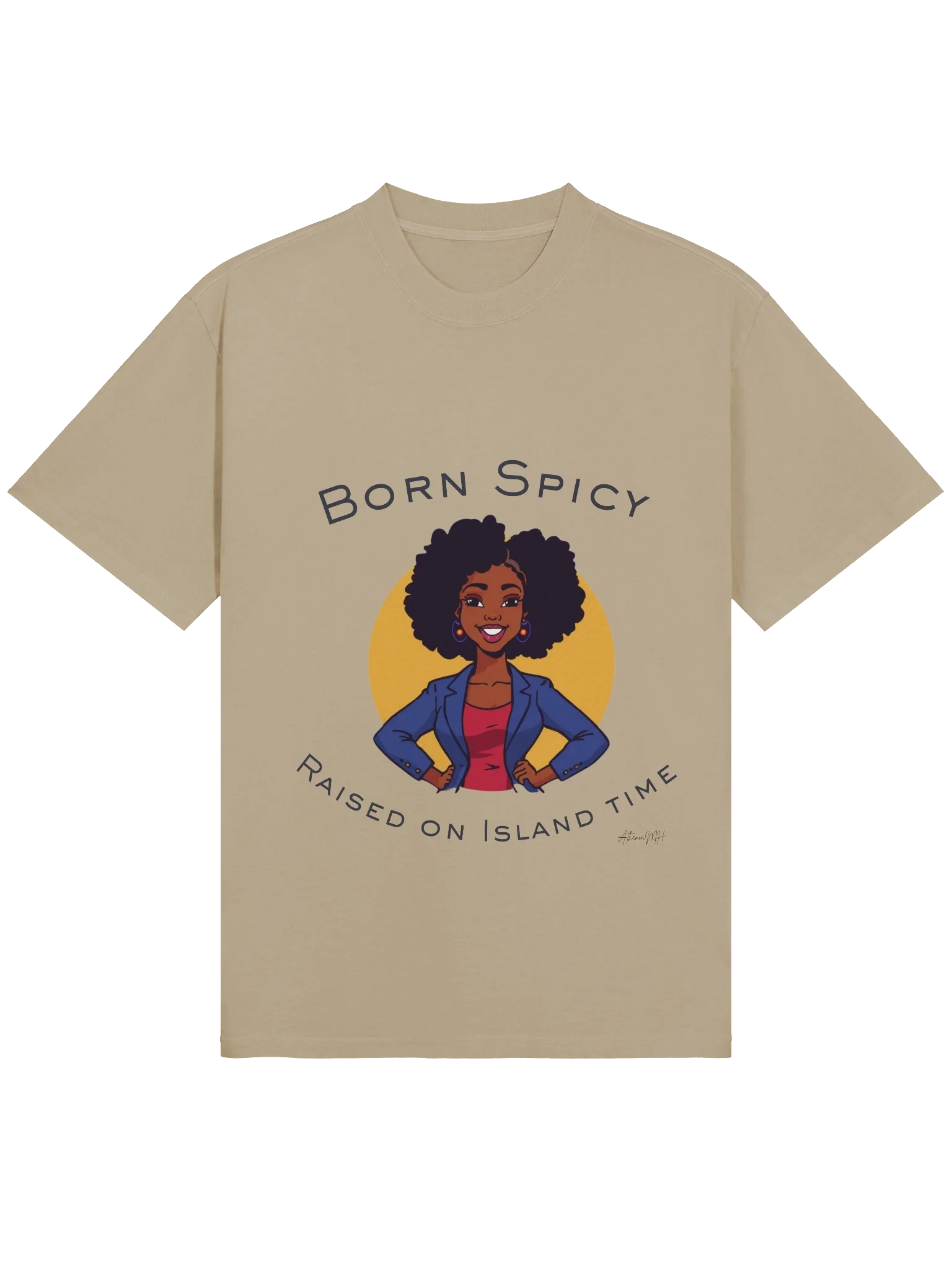 Spicy Island Vibes Oversized Tee product image (8)