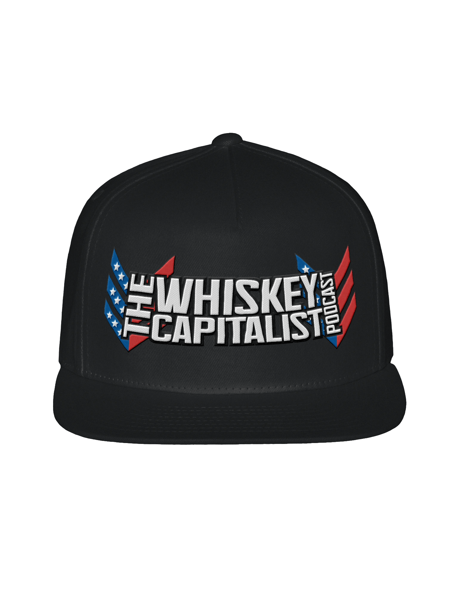 TWC Main Logo Flat Snapback Hat - Embroidered product image (1)