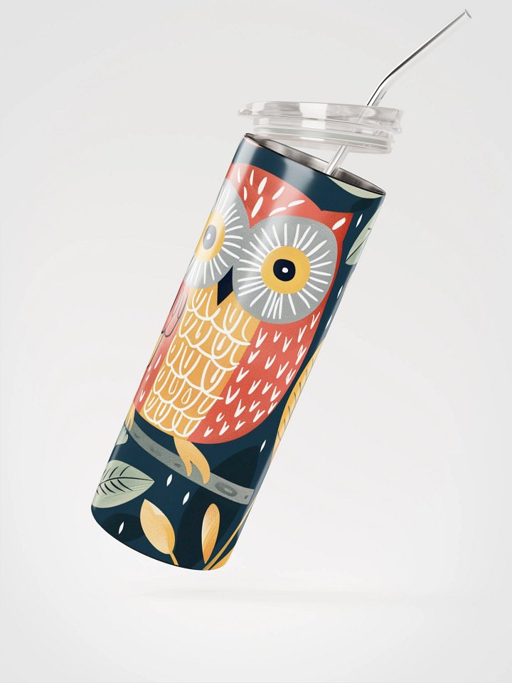 Enchanting Owl Stainless Steel Tumbler product image (2)