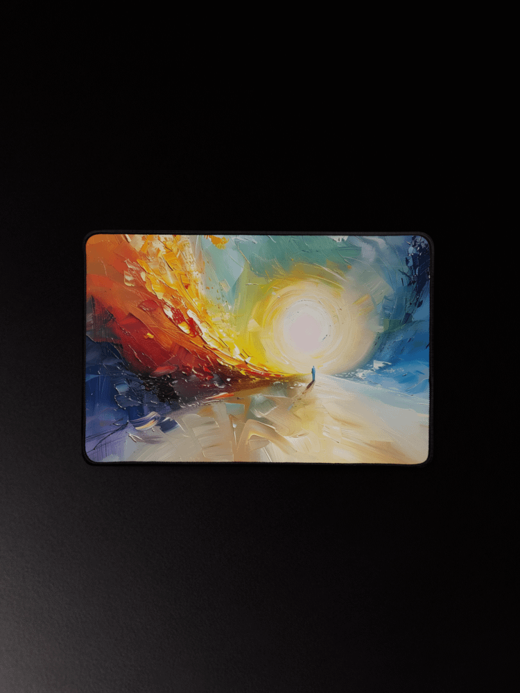 From the blaze of becoming, Desk mat in 3 sizes. product image (10)