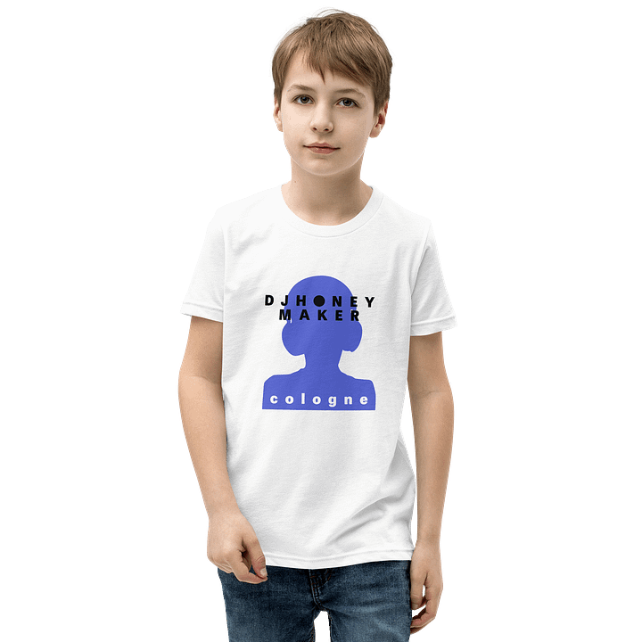 DJHoneyMaker Cologne Youth Short Sleeve T-Shirt product image (1)