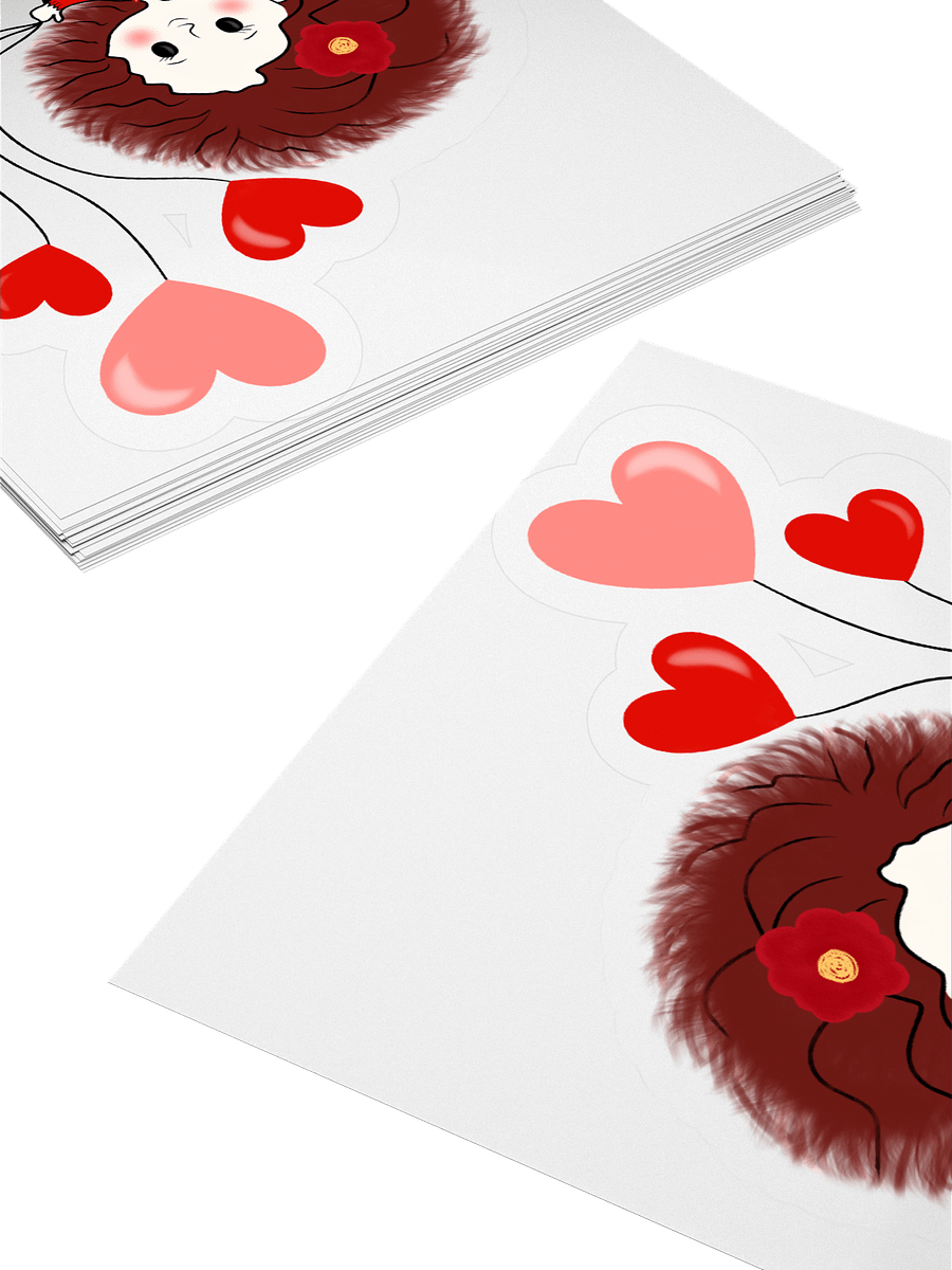 Curly Haired Beauty Sticker Set product image (3)