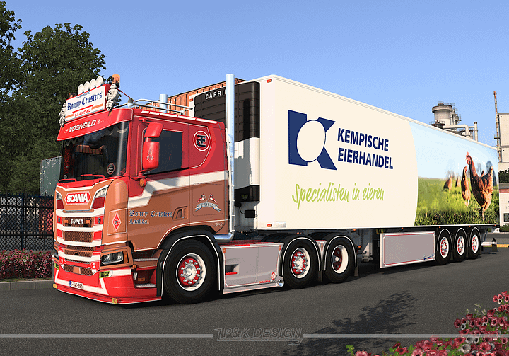 Scania R Flat Roof Ronny Ceusters+ VeDeCar Kempische Eierhandel product image (2)