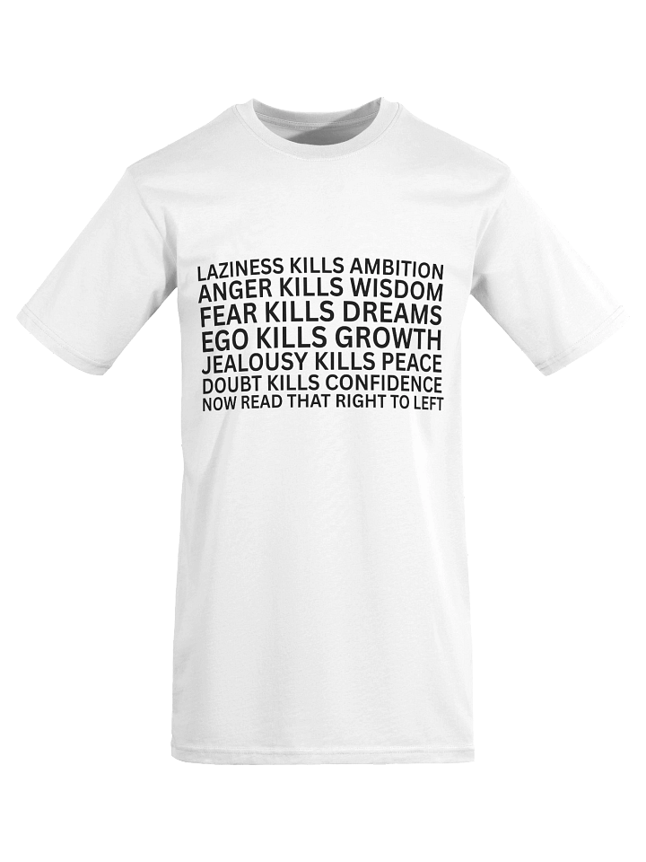 Ambition Kills Laziness 100% Cotton T-shirt product image (1)