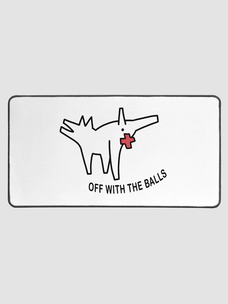 Off With The Balls Desk Mat product image (1)