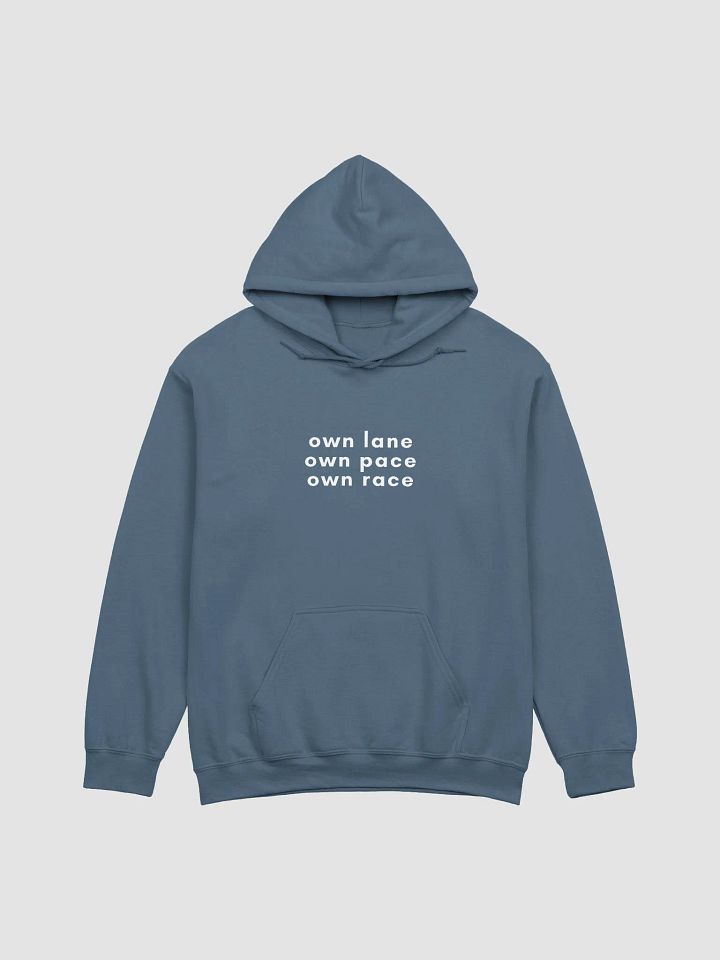 Hoodie - "own lane, own pace, own race" product image (2)
