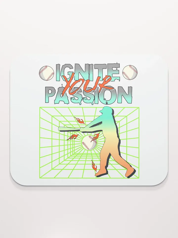 Ignite Your Passion Baseball Mouse Pad product image (2)