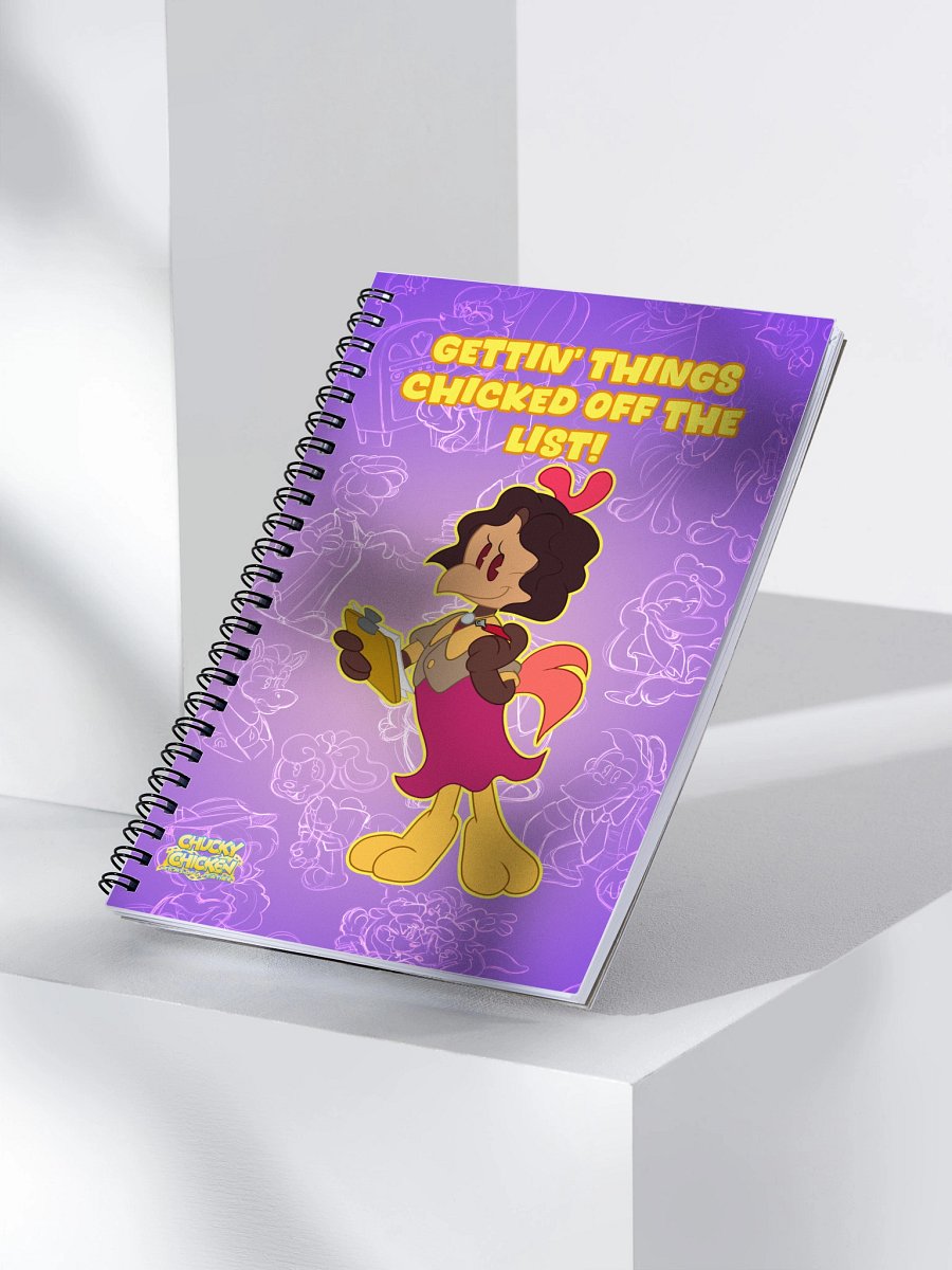 Chelsai Chicken Spiral Notebook product image (3)