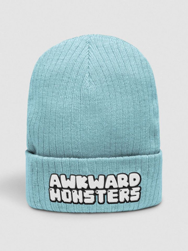 Light Blue AwkwardMonsters Beanie product image (1)