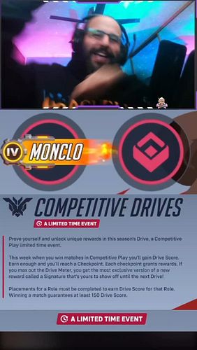 Vuelve el competitive drive event para sacar los signatures de la temporada 16 de overwatch y puedas tener un nombre lindo en...