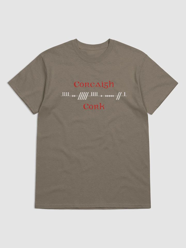 Cork/Corcaigh Scholastic style Ogham Printed T-shirt product image (1)