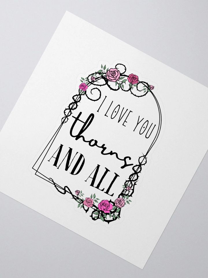 Thorns And All Sticker product image (2)