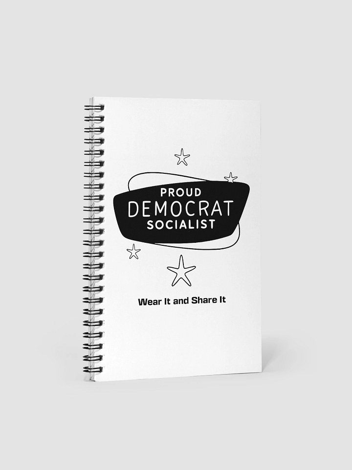 Proud Democrat Socialist Notebook product image (1)