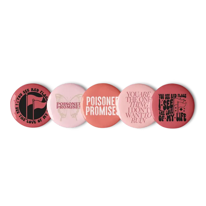 Poisoned Promises Button Set product image (1)