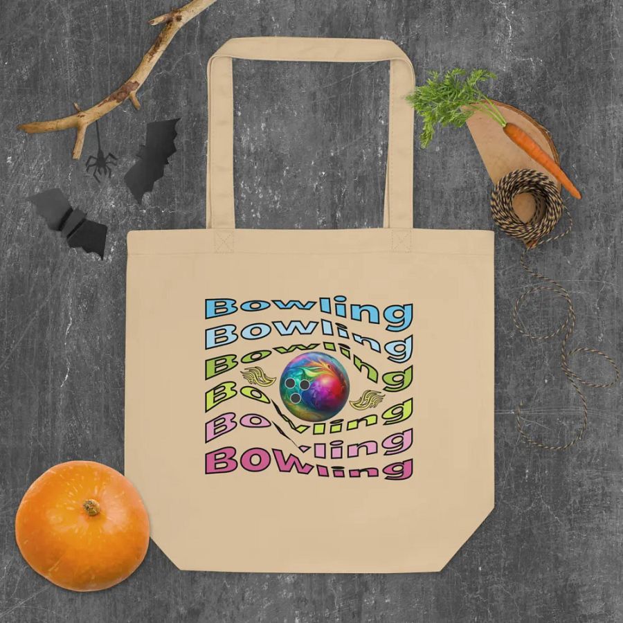 Bowling Swirl Bonanza Tote Bag product image (4)