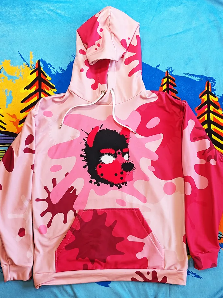 Chaos Splatter Hoodie - Hot Pink product image (1)