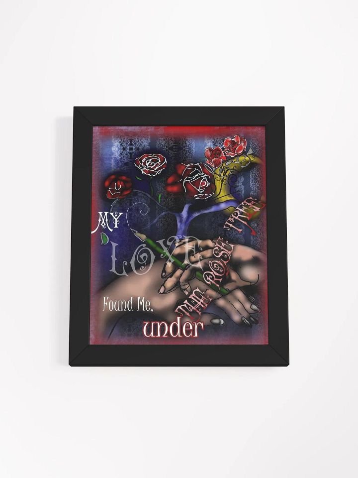 Love Under a Rose Tree Framed Poster product image (1)
