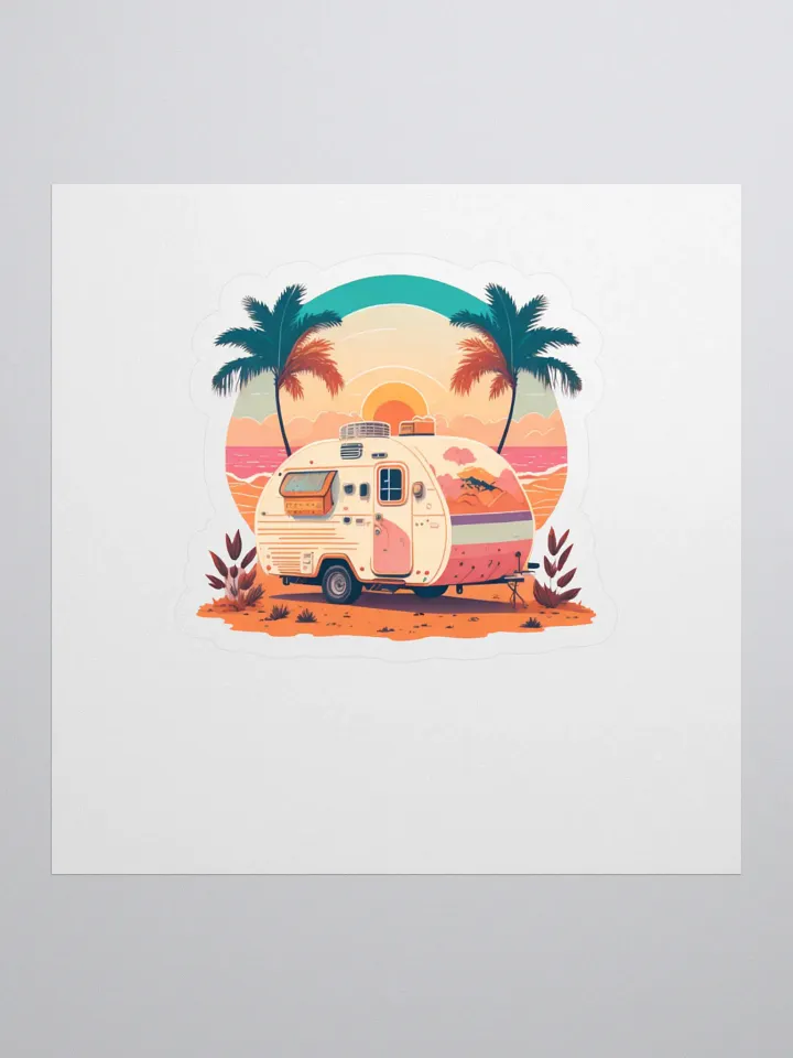 Sunset Adventure Kiss Cut Stickers product image (1)