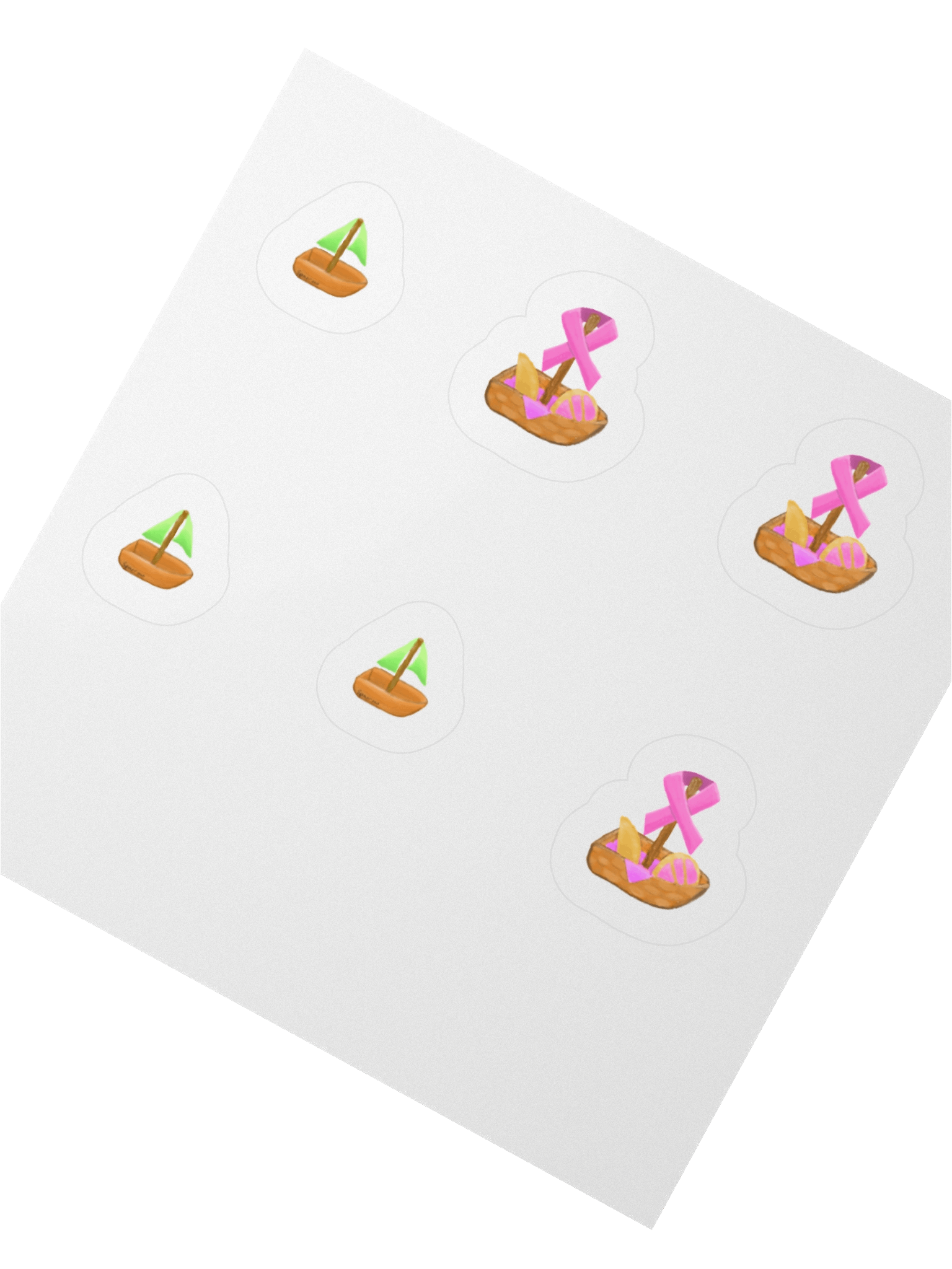 Sailboat Serenity Kiss Cut Stickers product image (6)