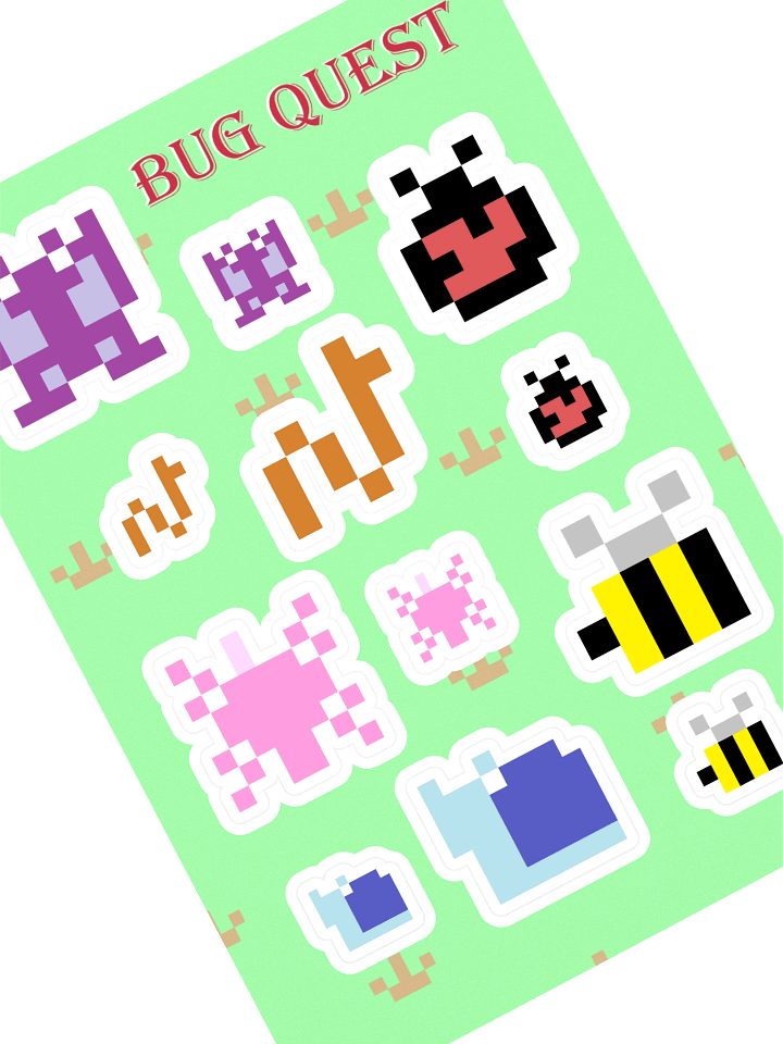 Bug Quest Sticker Sheet product image (2)