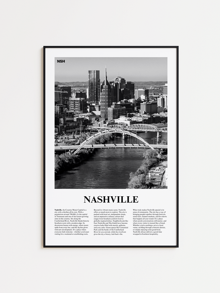 Nashville 02 Newspaper Poster product image (1)