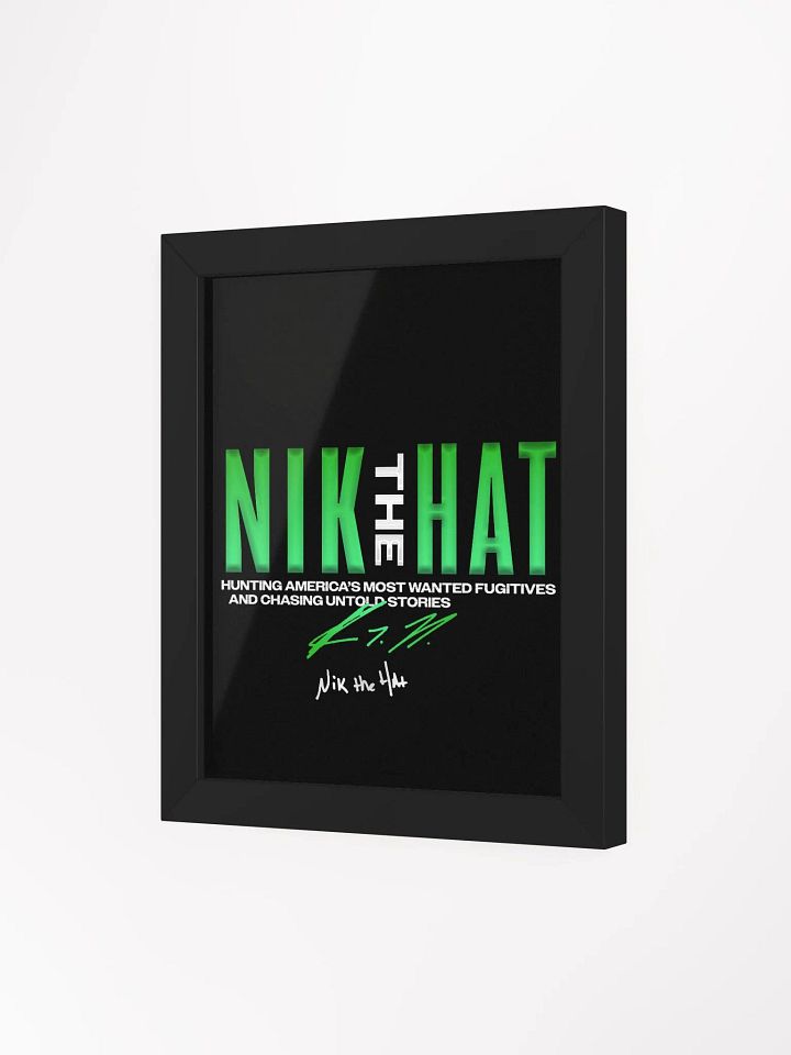 Nik The Hat | Framed Wall Art product image (2)