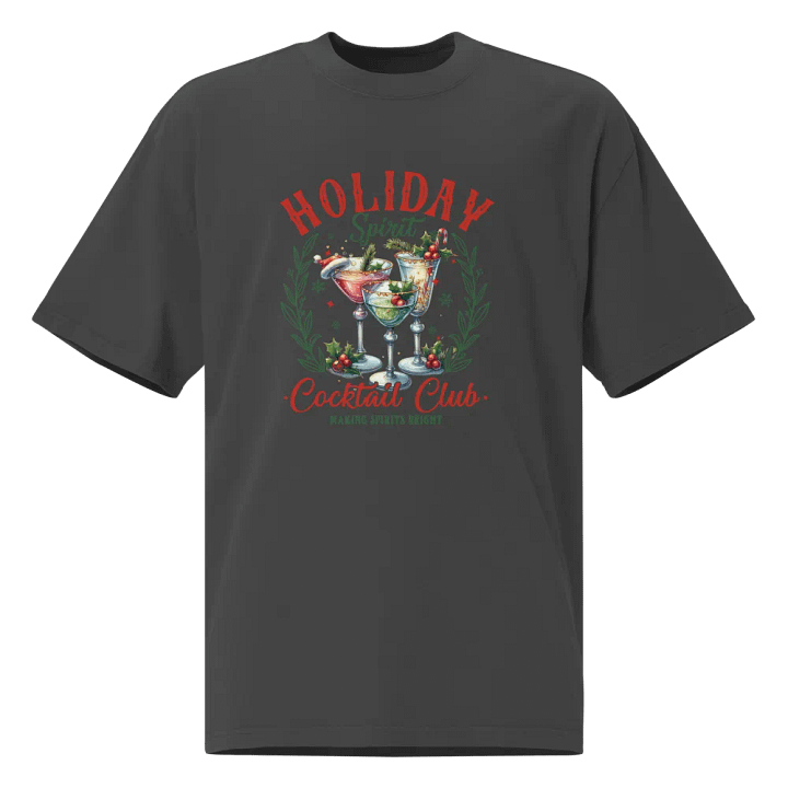 Holiday Spirits Cocktail Club T-Shirt product image (1)