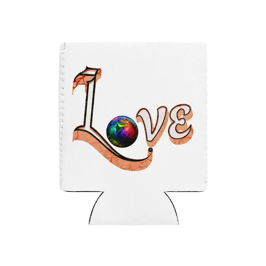 Love Bowling Swirled Can Cooler product image (1)