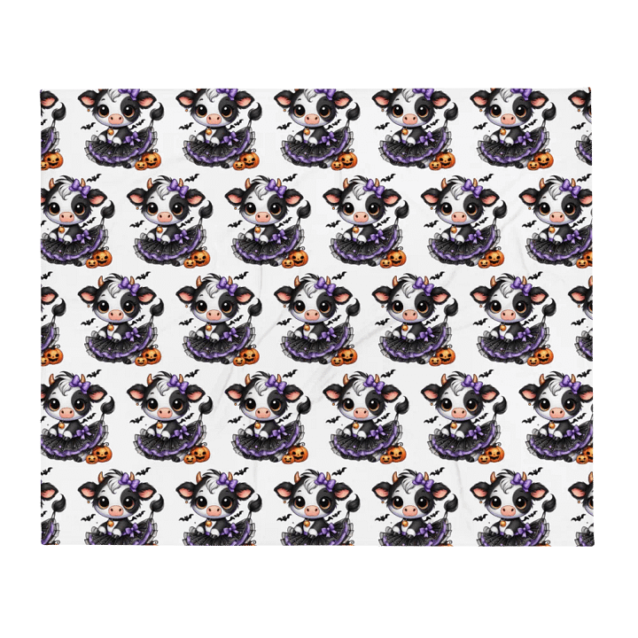 Halloween Cow Blanket product image (1)