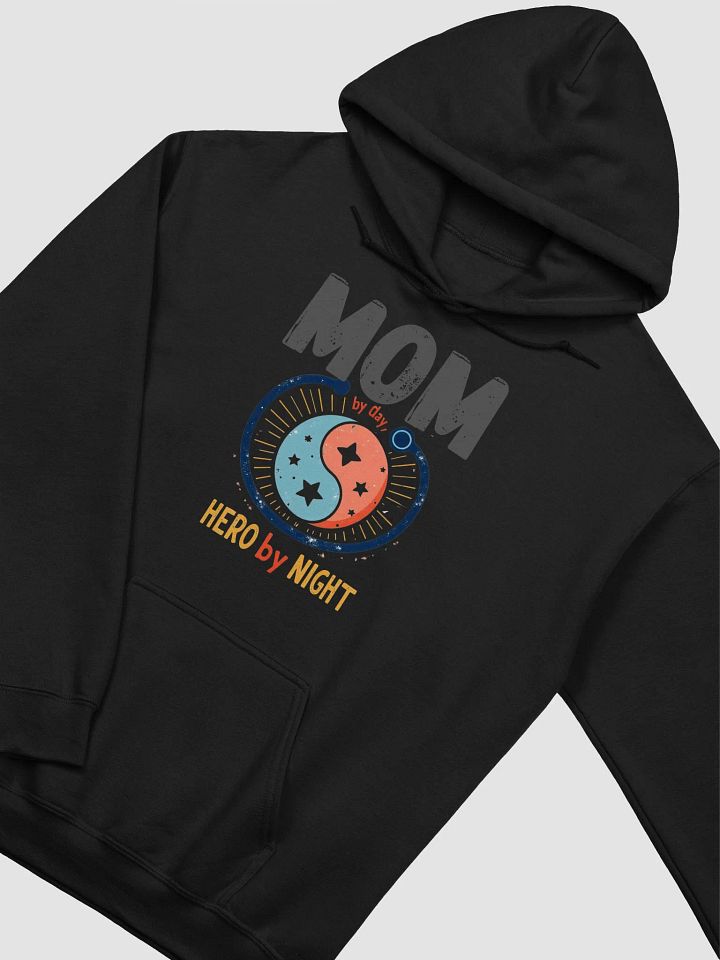 MOM by Day, HERO by NIGHT Yin-Yang Hoodie product image (13)