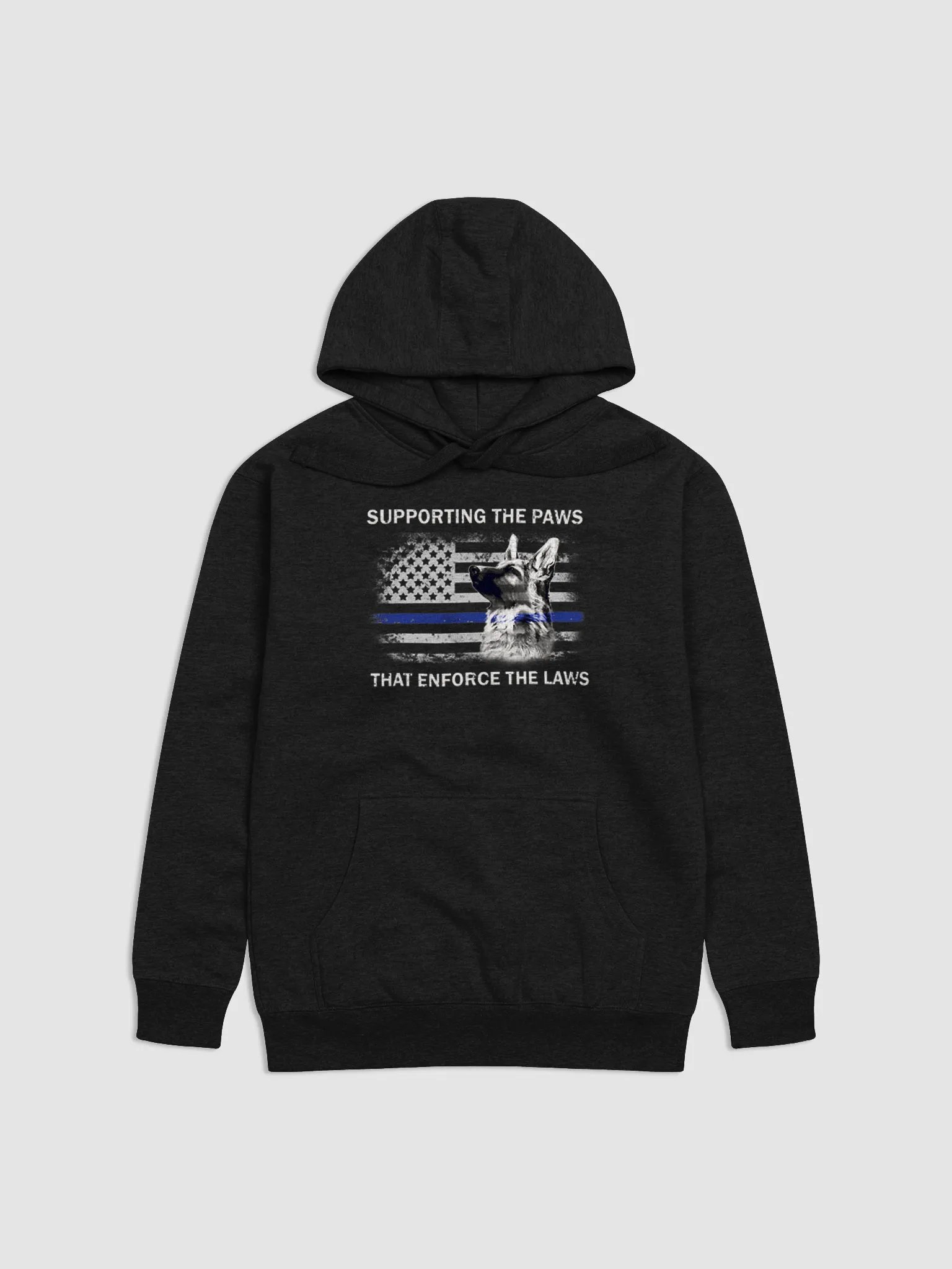 Supporting The Paws That Enforce The Laws - Adult Hoodie product image (1)