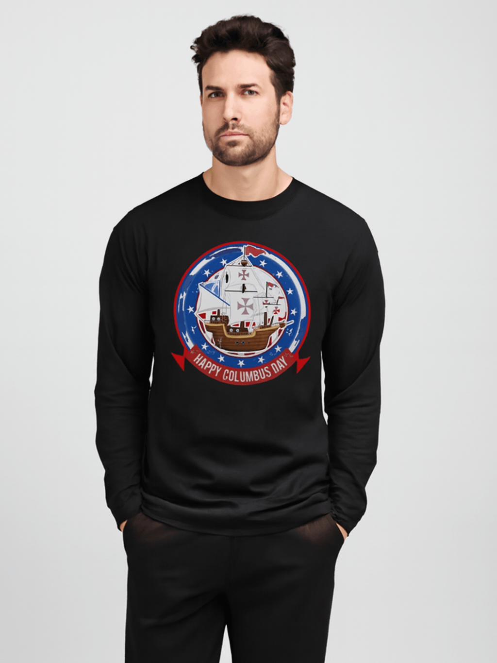 Columbus Day Celebration Long Sleeve T-Shirt product image (1)