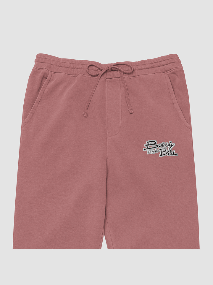 Bubbly and a B*tch embroidered pigment sweatpants (bubble design) product image (1)