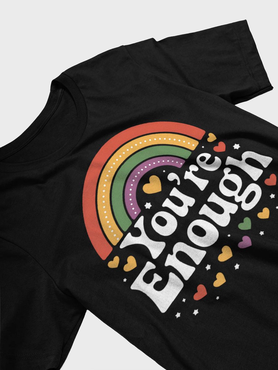 You're Enough Retro Rainbow Pride T-Shirt product image (10)