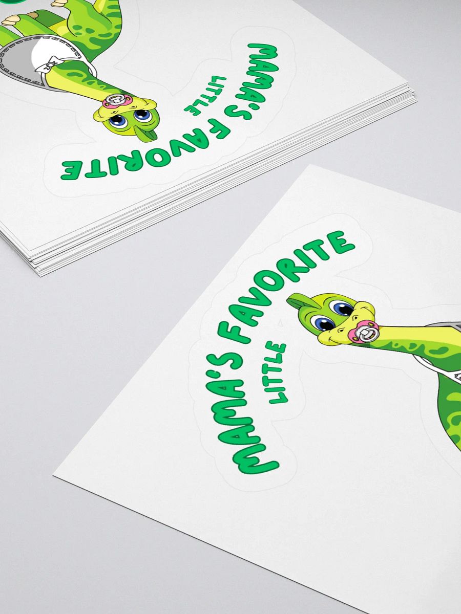 Mama's Favorite Little Sauropod - Kids Dinosaur Sticker product image (12)