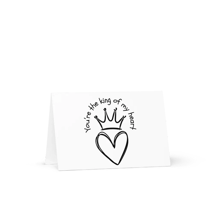 Minimalist Doodle Couple's Valentine Card product image (2)