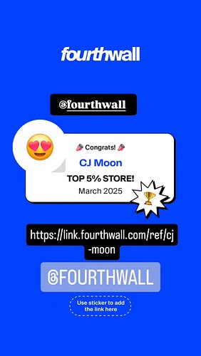 Thank you @fourthwall ! So grateful to have you for a merch partner! 🌻💜