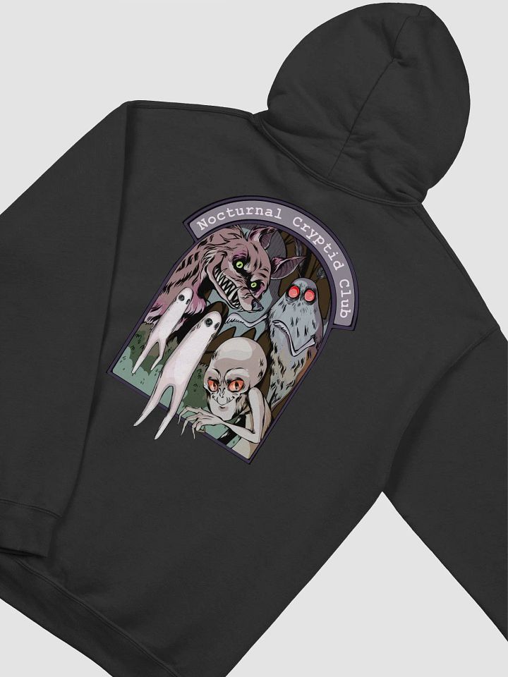 Nocturnal Cryptids Club Hoodie // Design on Back product image (2)