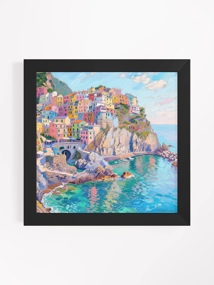 Monterosso al Mare Colorful House - Framed Poster product image (8)