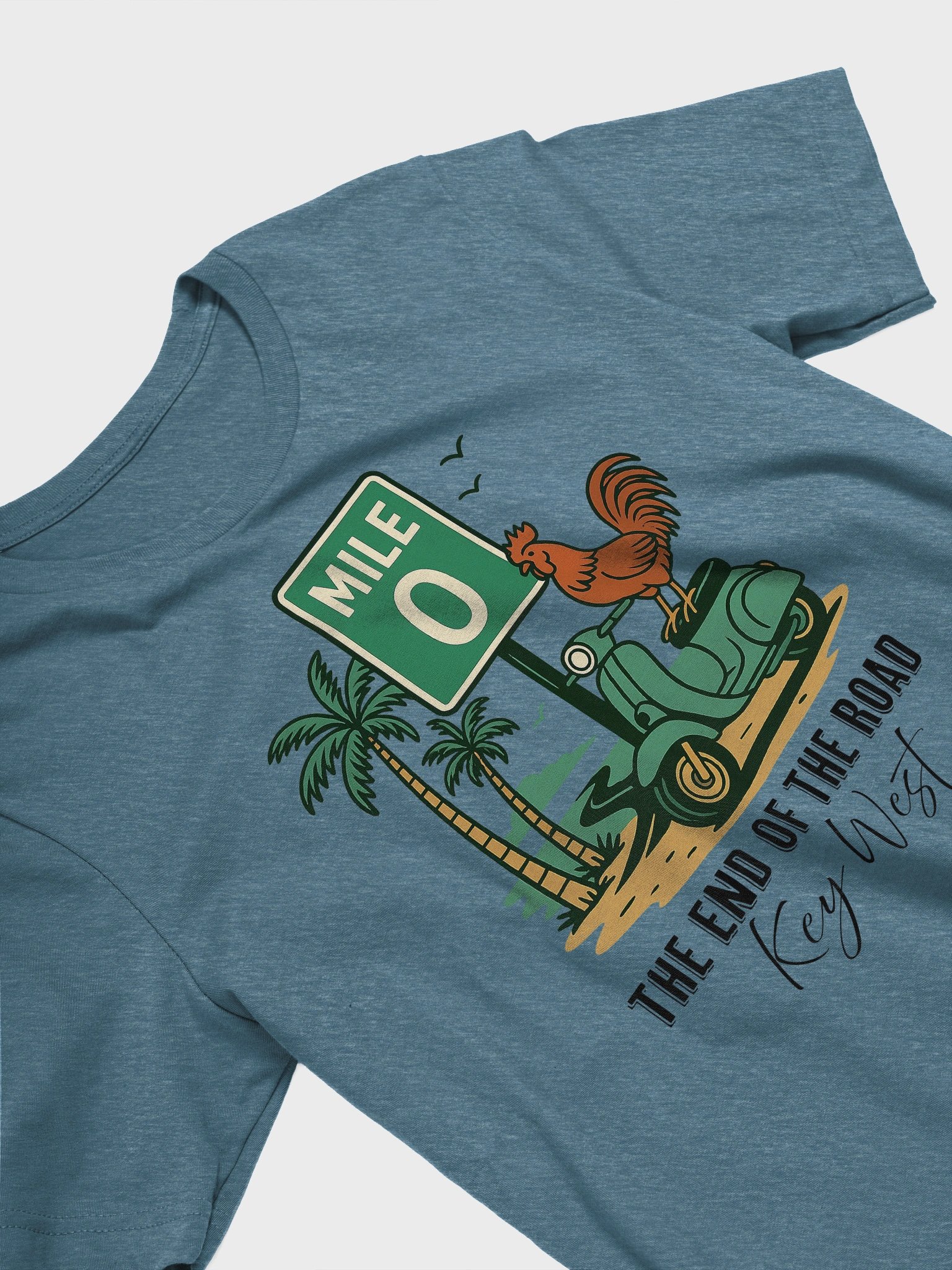 Mile Marker 0 - End of the Road Key West FLA T-shirt Unisex Ultra-Soft Tee product image (5)