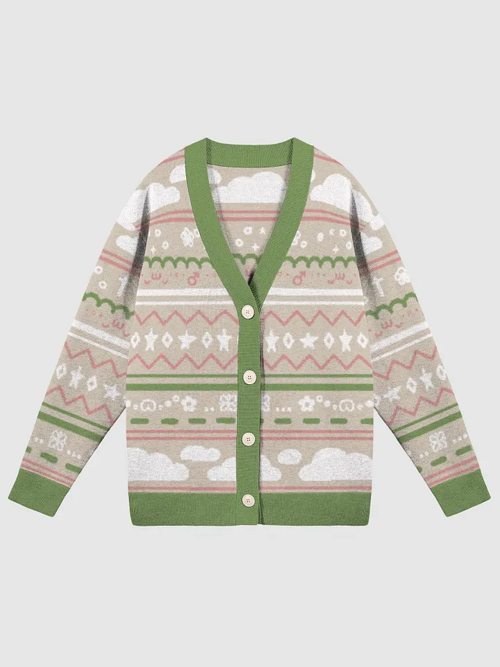 Cloudy Christmas Cardigan - Beige product image (2)