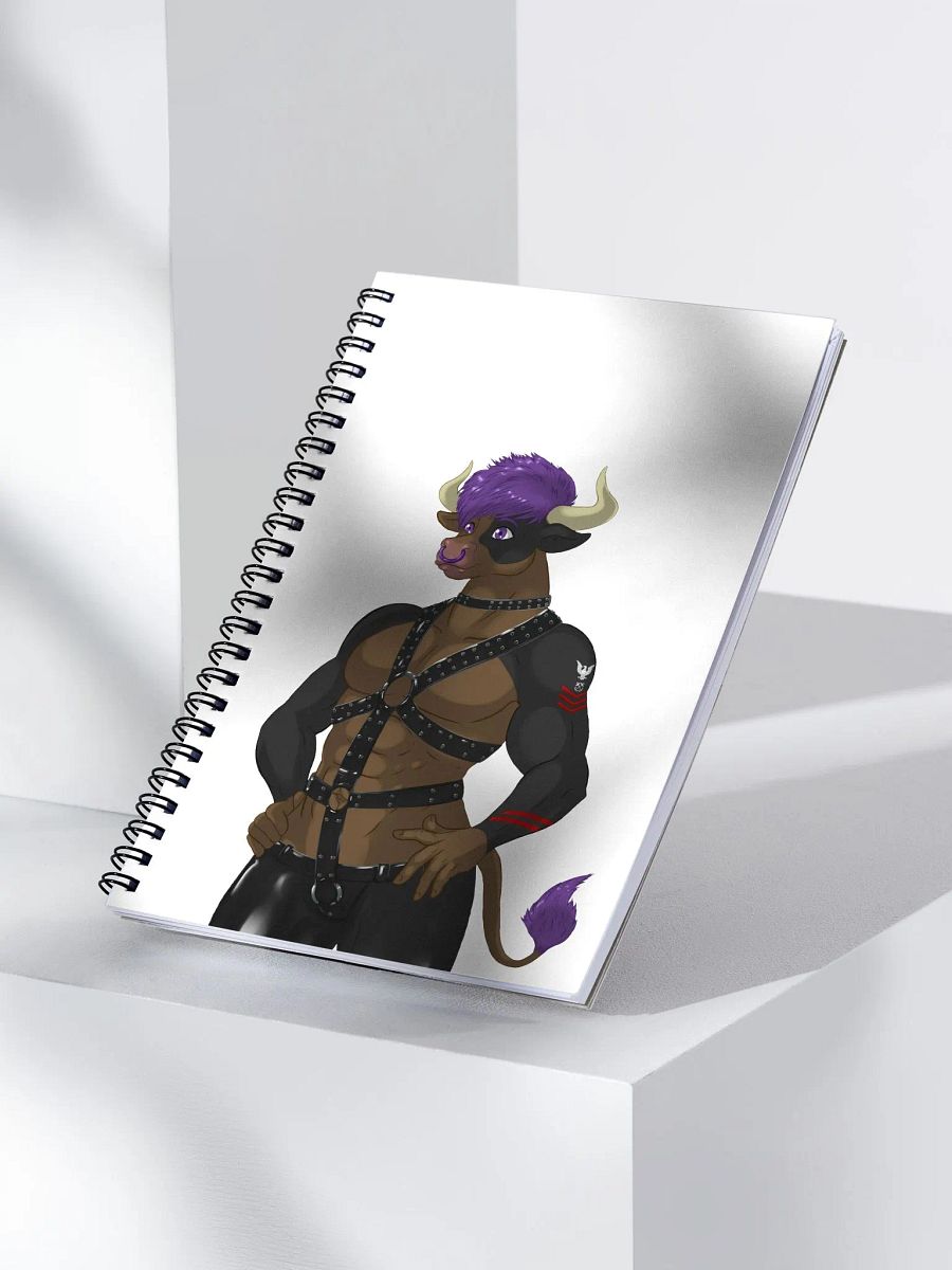 "Leather Daddy Yuuma" Spiral Notebook product image (3)