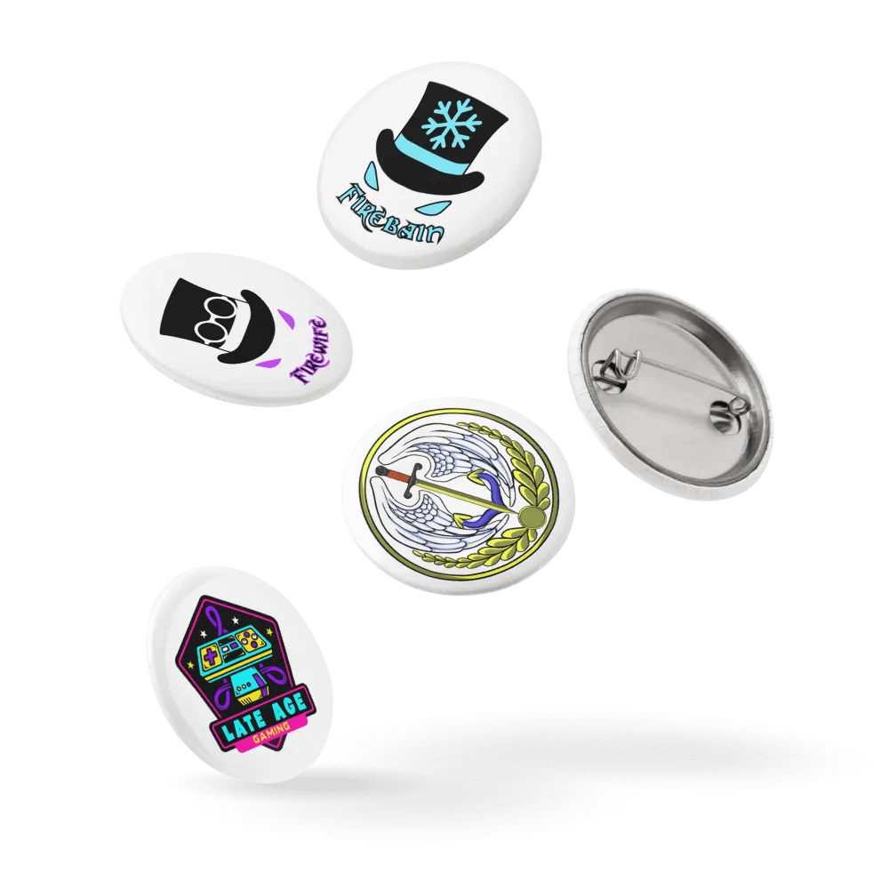 Firebain Frost & Flame Pin Buttons Set product image (14)