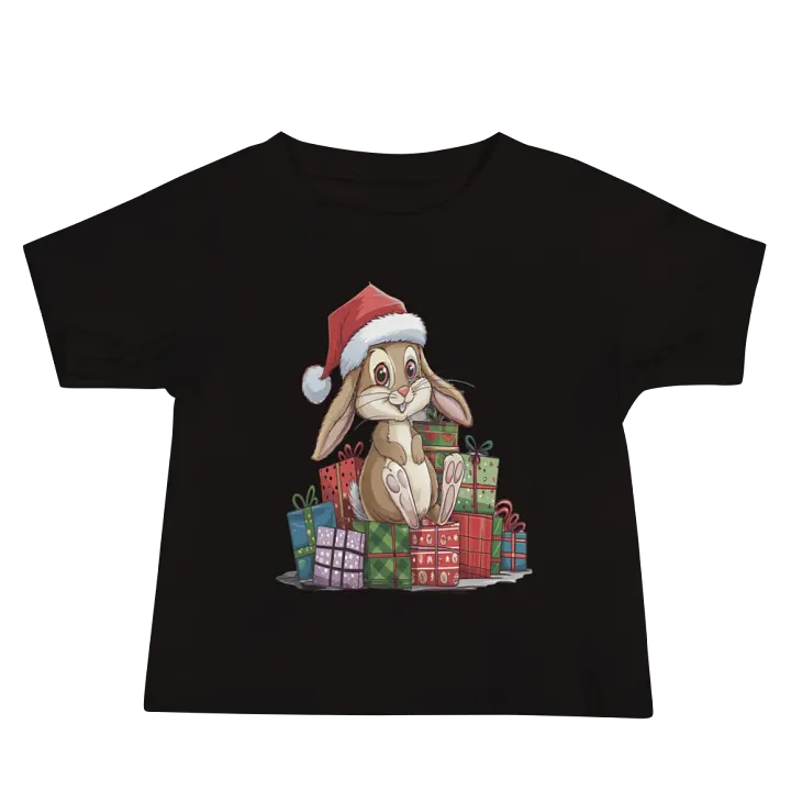 Santa Bunny Baby Jersey Short Sleeve Tee product image (2)